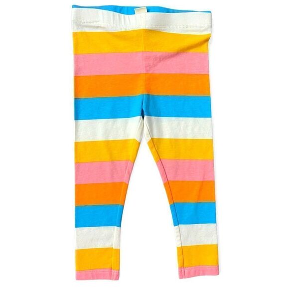 Tucker + Tate Toddler Girl’s Colorful Striped Pull On Leggings 24 Months - Picture 1 of 10